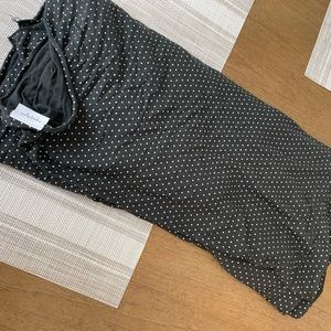 Solly Baby wrap black with polka dots